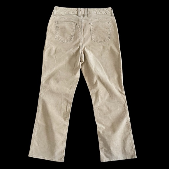 L.L. Bean Corduroy Pants women’s 10R tan favorite fit straight preppy cabincore - Picture 7 of 12